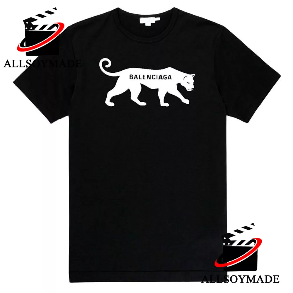 Panther T Balenciaga T Shirt Mens Sale -