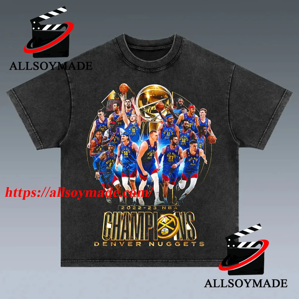 Vintage All Player Basketball Team Denver Nuggets NBA Championship T Shirt, New Denver Nuggets T Shirt