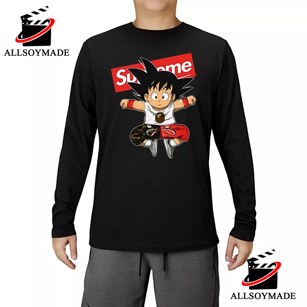 T-shirt Dragon Ball NBA - Tee-shirt Son Goku x Logo NBA