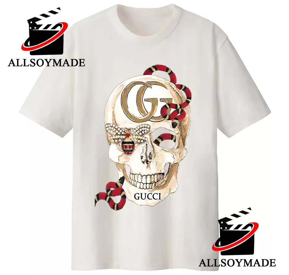 Gucci snake print T-shirt  Print t shirt, Snake print, Cool t shirts