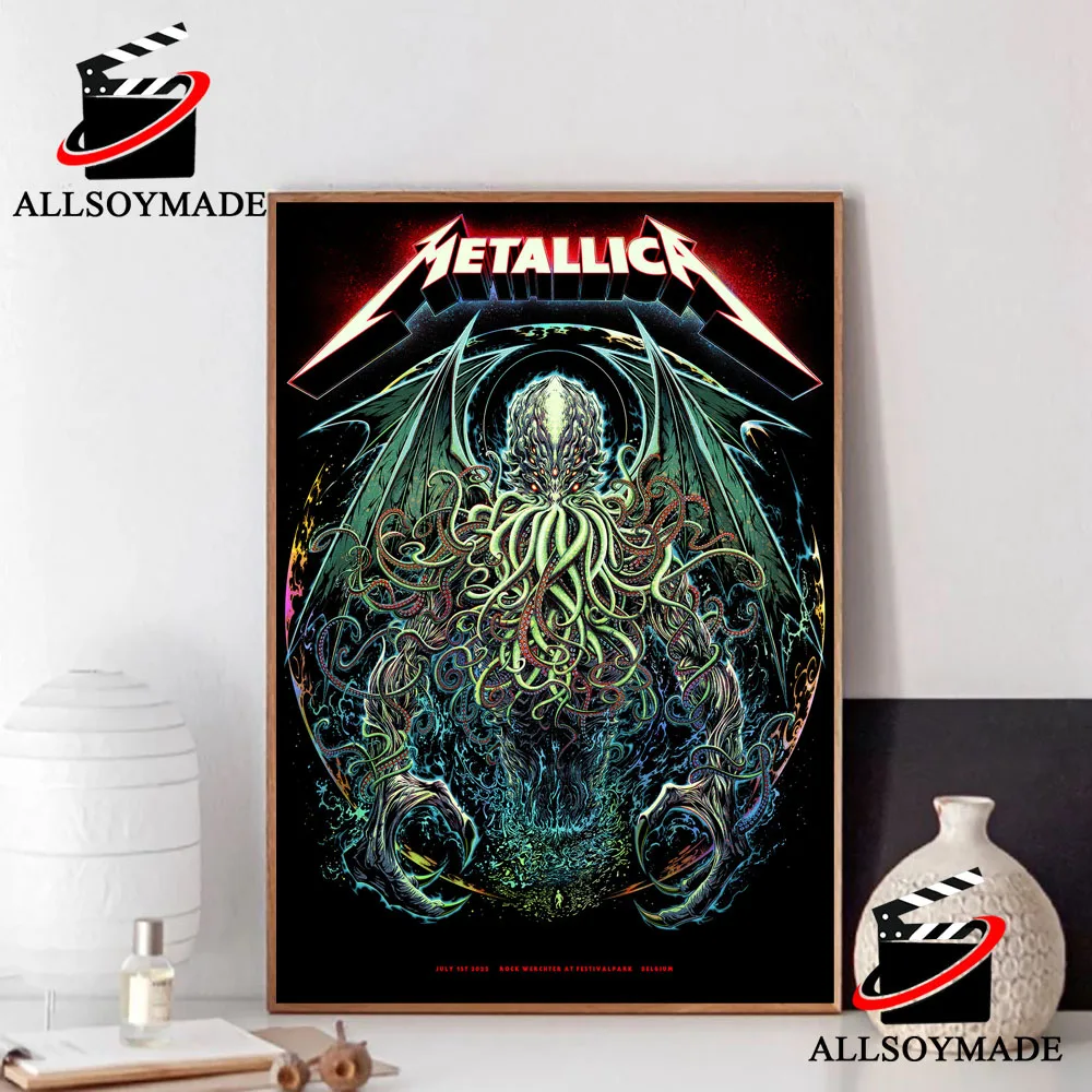 metallica concert poster