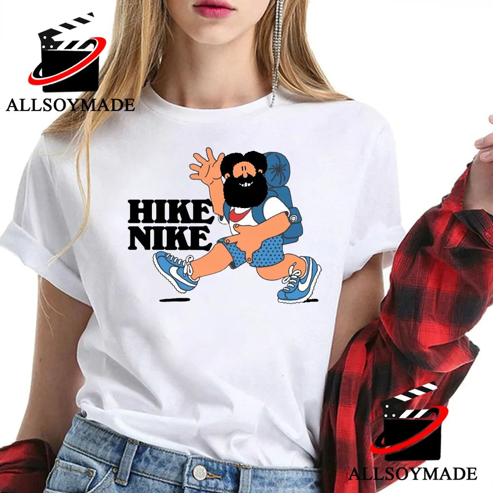 Funny Logo Hike Nike T Shirt, Vintage Nike Sportswear Shirt