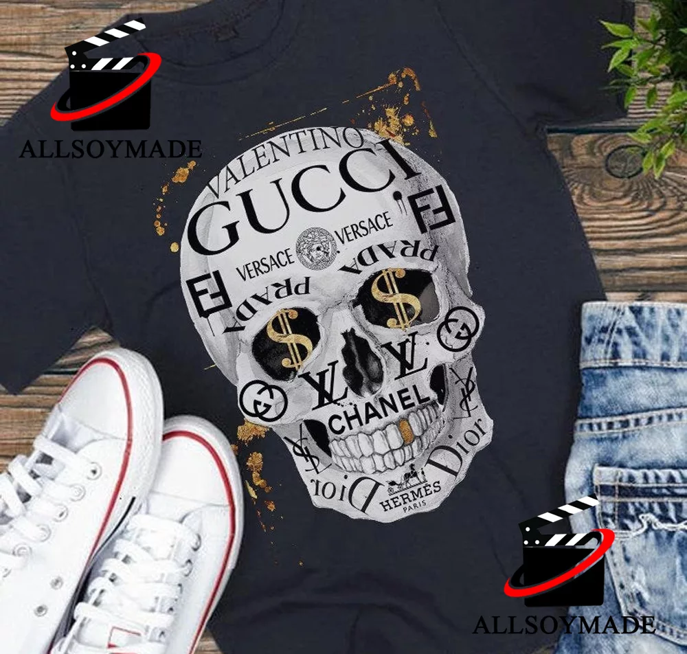 Logo Fashion Design Gucci Dior Chanel Hermes Louis Vuitton Shirt