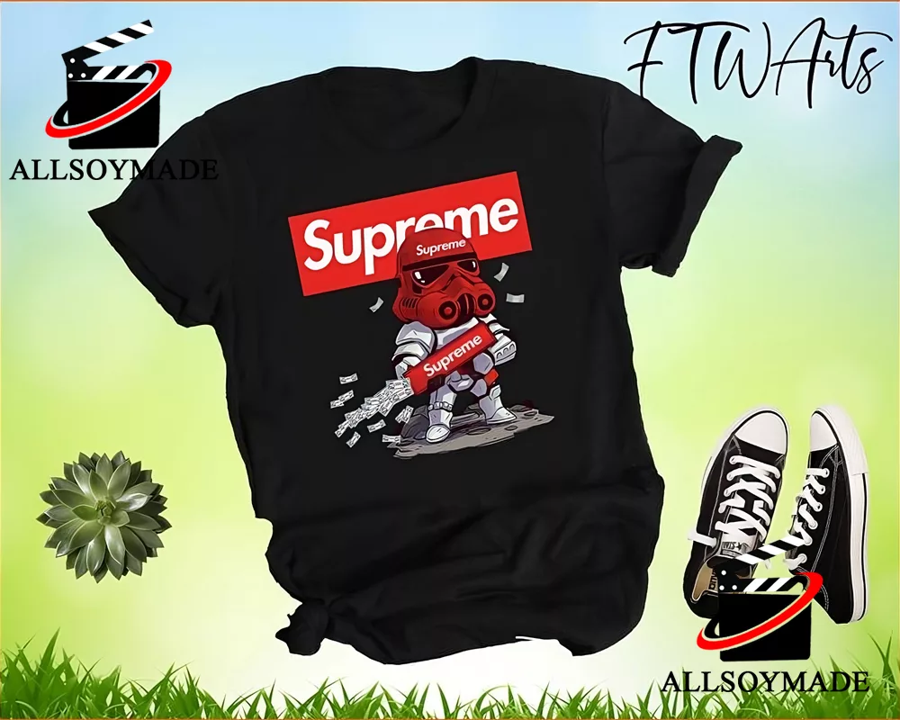 Supreme Black T-Shirts for Men