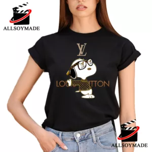 Cool Peanut Snoopy Louis Vuitton T Shirt Sale, Louis Vuitton black T Shirt 1