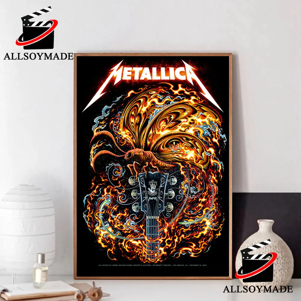 Metallica St. Louis 2023 Poster Shirt Metallica Band T-Shirt Full