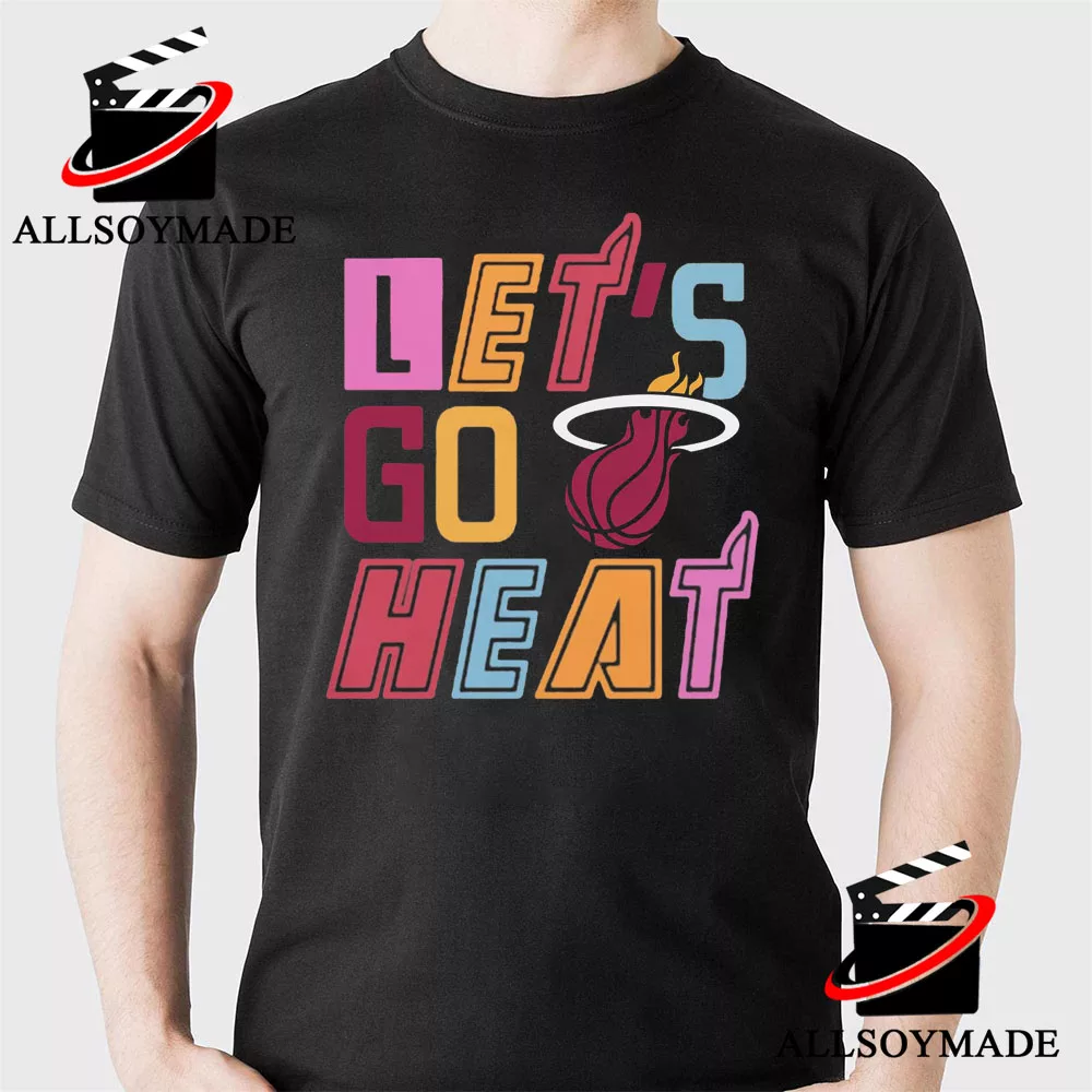 Unique Lets Go Miami Heat Miami Heat T Shirt Mens, Vintage Miami