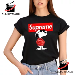 Red Supreme T-shirt Large