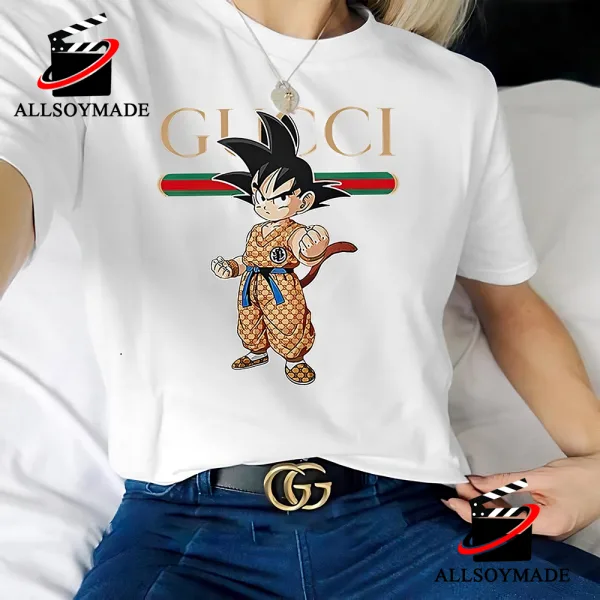 Songoku Logo Gucci T Shirt Womens, Gucci T Shirt Mens