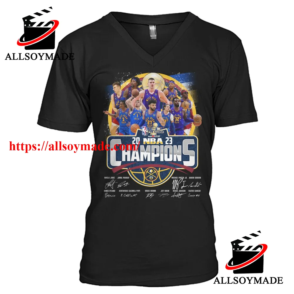Limited 2023 NBA Finals All Player Basketball Denver Nuggets T Shirt,  Nuggets Championship Shirt - Allsoymade