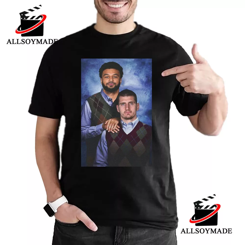 Nikola Jokic And Jamal Murray Denver Nuggets T Shirt, Nikola Jokic T Shirt Best Fathers Day Gift