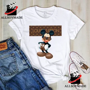 Cartoon Walt Disney Mickey Mouse Vintage Lv Polo Shirt