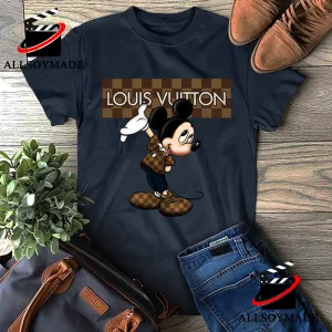 Louis Vuitton Mickey Mouse Stay Stylish Shirt - High-Quality Printed Brand