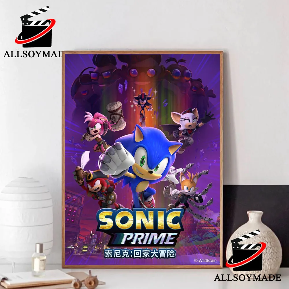 New All The Main Cast Sonic Prime Poster