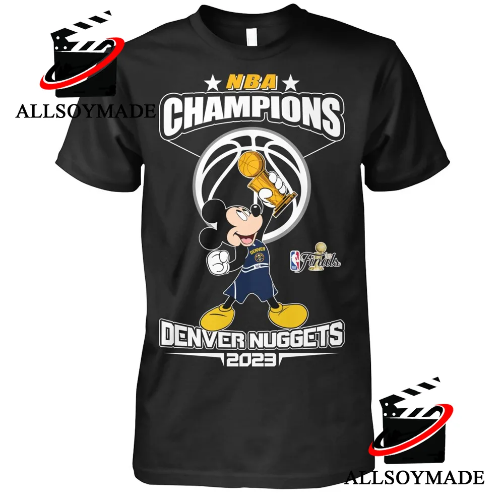 Mickey Mouse Denver Nuggets Nba Champions 2023 Shirt