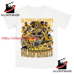 Cheap 2023 Stanley Cup Champs Vegas Golden Knights T Shirt, New NHL Golden  Knights Stanley Cup Shirt - Allsoymade