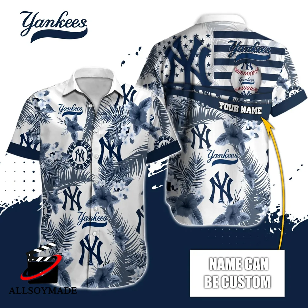 New York Yankees Personalized Custom Name For You Baseball Jersey