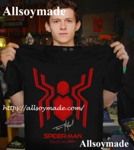 Tom Holland No Shirt, Way Home Cheap Spider Spiderman Man - Allsoymade Shirt Unique T Logo