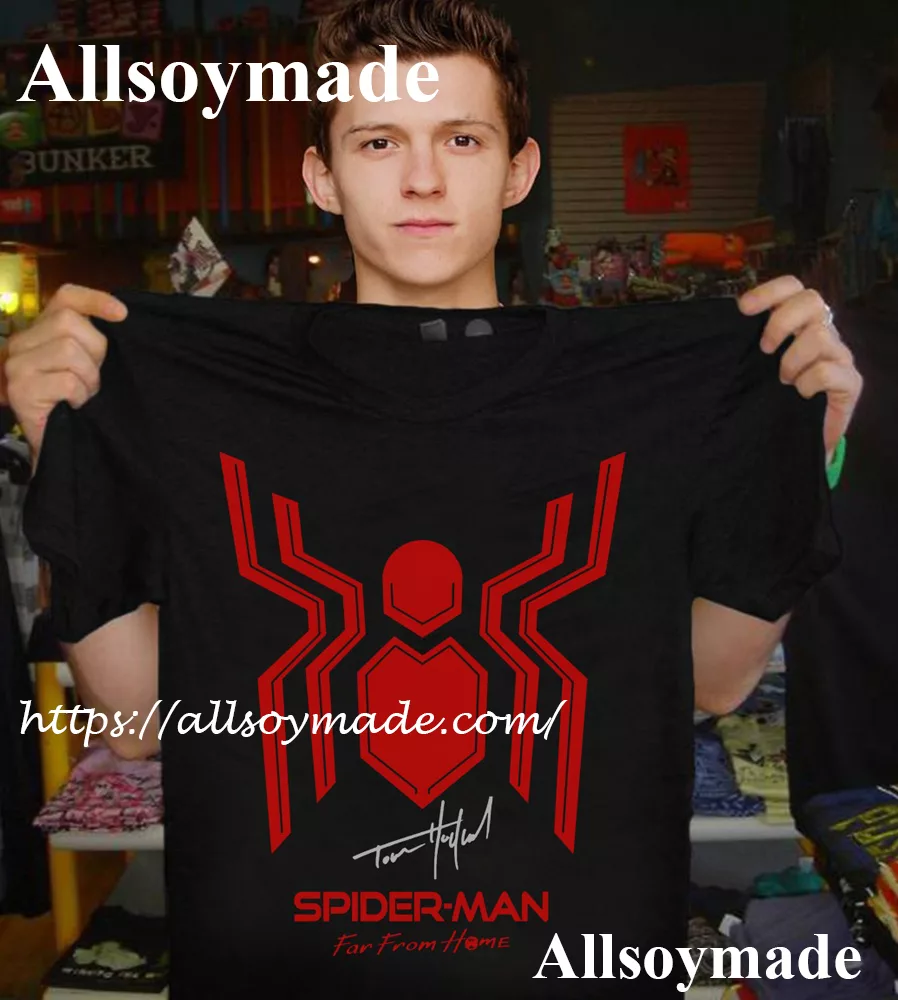 Unique Tom Holland Spider T Allsoymade Man Spiderman - Way Logo Home Shirt, Shirt No Cheap