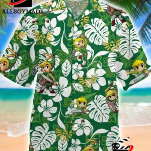Korok The Legend Of Zelda Hawaiian Shirt, Tropical Button Up Shirt