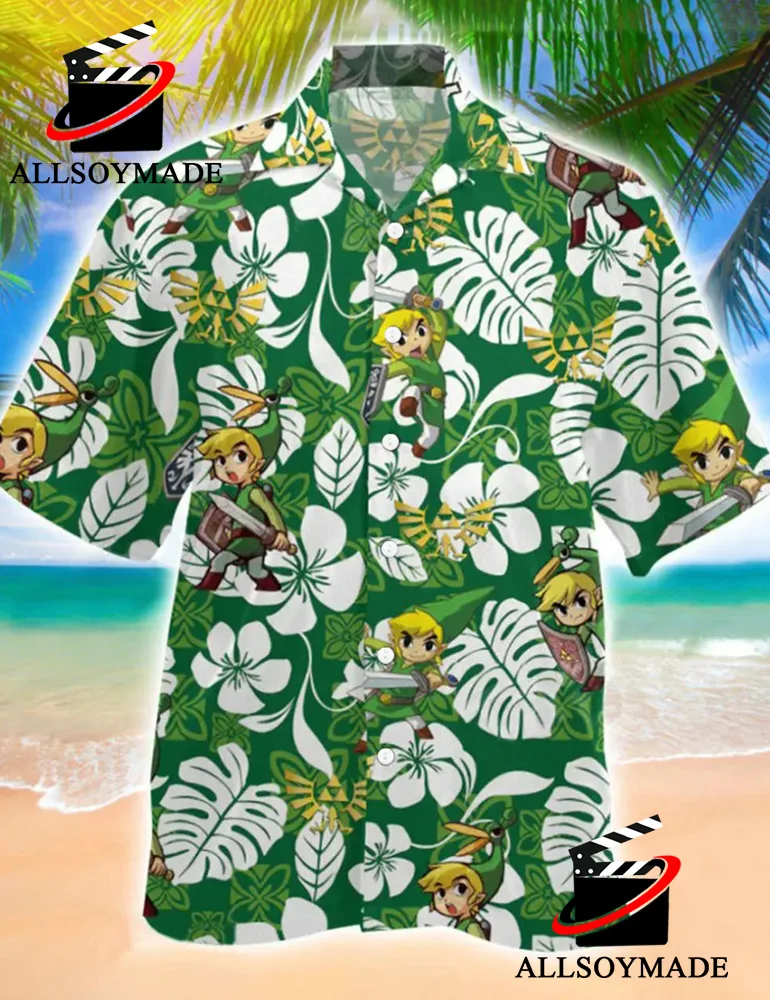 The Legend Of Zelda All Zelda Characters Tropical Hawaiian Shirt