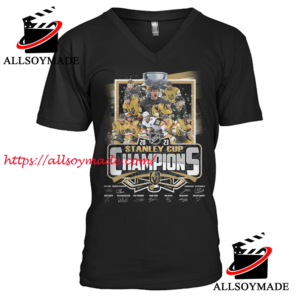 Cheap Signature Of All Players Vegas Golden Knights Poster, Golden Knights Stanley  Cup Champions Poster - Allsoymade