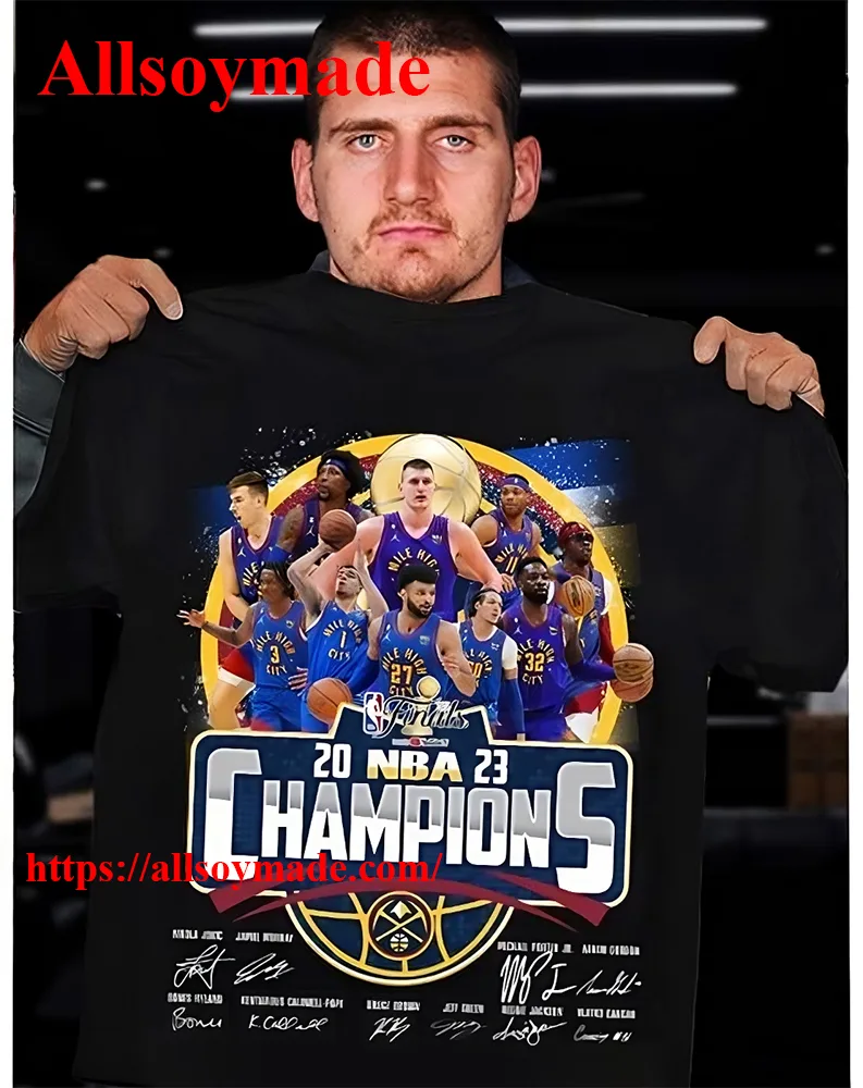 Denver 2023 NBA Champions Tshirt, Nuggets Championship Hoodie