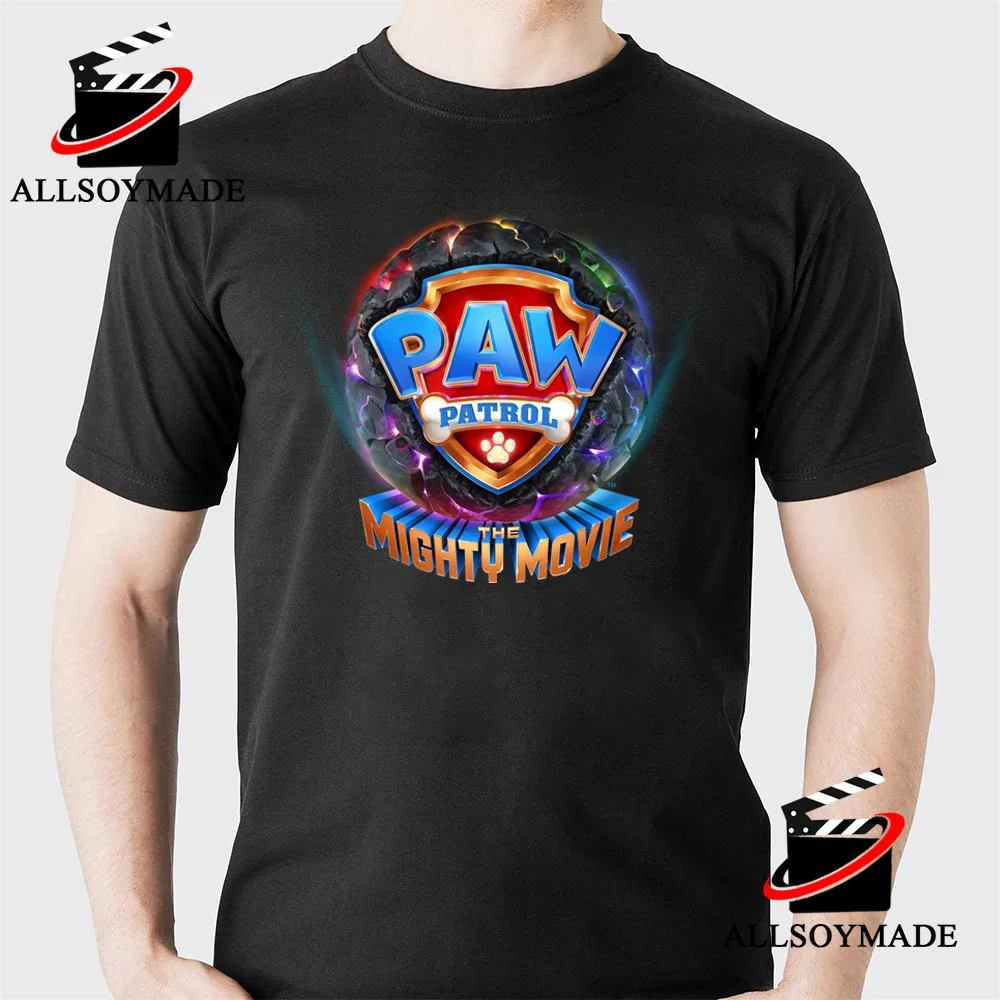Movie The Allsoymade - Paw Patrol Shirts New Patrol Shirt, T Paw Adults Mighty T For Mighty Pups