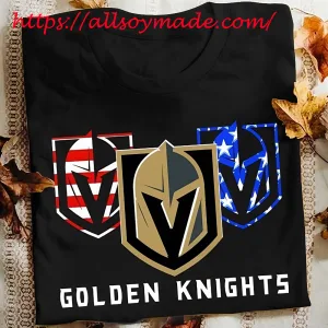 Cheap Logo US Flag NHL Hockey Vegas Golden Knights T Shirt, Golden Knights  Stanley Cup Shirt - Allsoymade