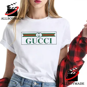 Green Logo Gucci T Shirt Womens, Green Gucci Shirt Best Mom Tee Shirt