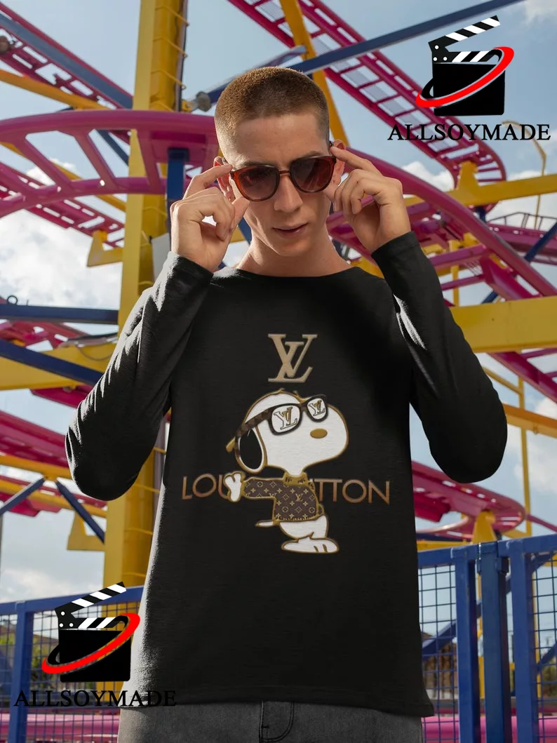 Gorgeous Official Snoopy Louis Vuitton Chanel Gucci Shirt