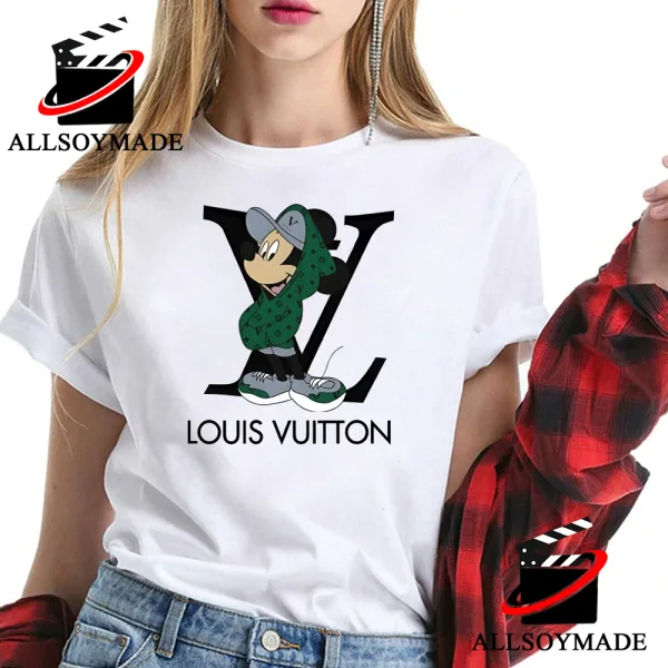 Funny Disney Mickey Mouse Louis Vuitton Mens T Shirt, Louis