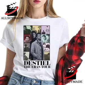 Cheap Destiel The Eras Tour T Shirt, Supernatural T Shirt Men Women