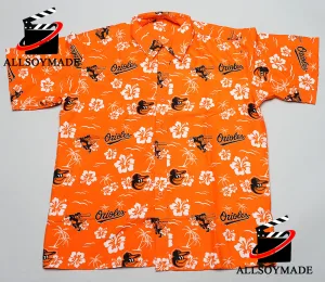 Personalized Baltimore Orioles Baseball Full Printing Hawaiian