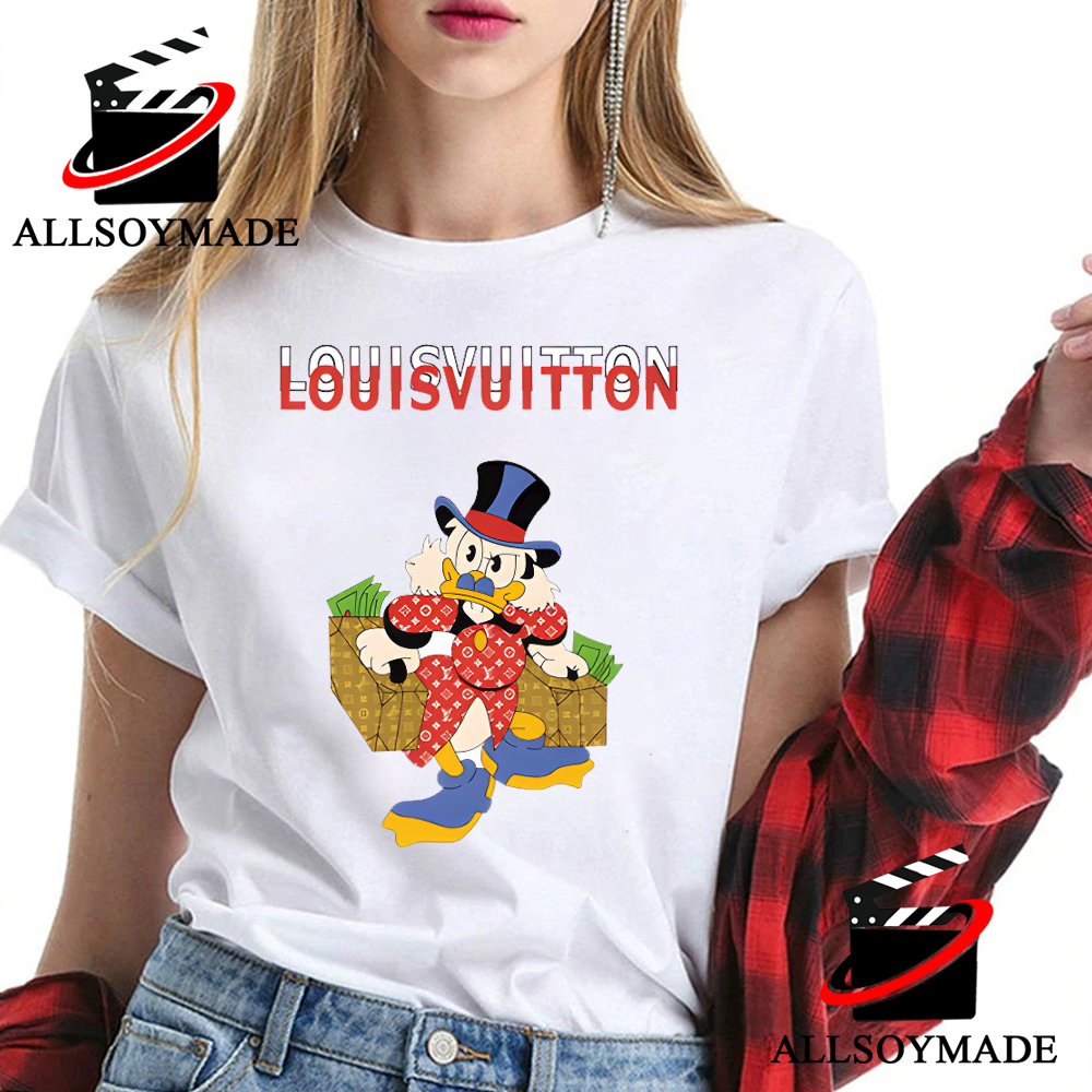 Funny Donal Duck Louis Vuitton T Shirt Sale, Louis Vuitton T Shirt Womens  Mens - Allsoymade