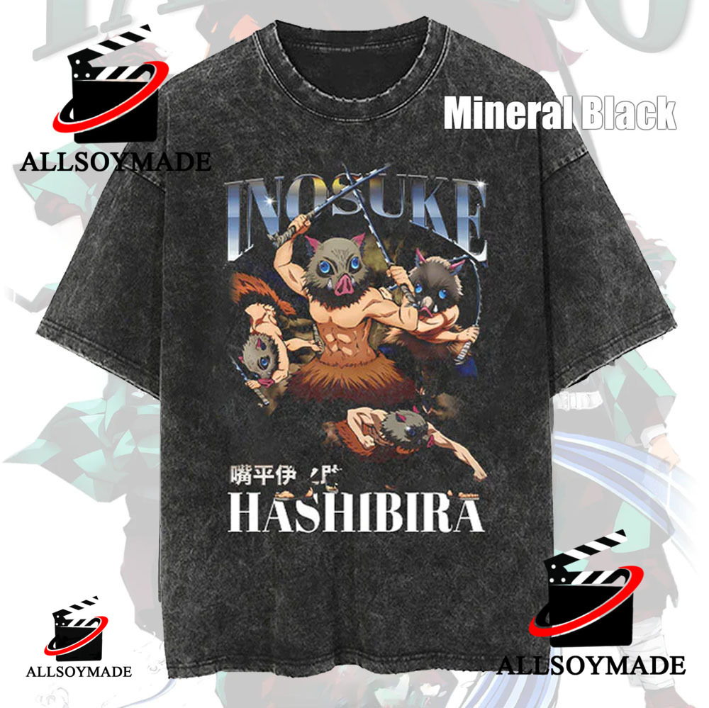 Demon Slayer Inosuke Black T-Shirt