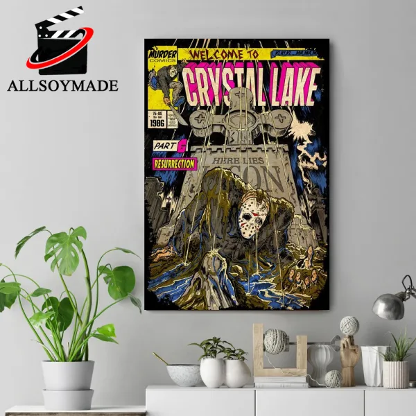 Cheap Welcome To Crystal Lake Jason Voorhees Murder Comics Poster, Hornor Movie Poster 1