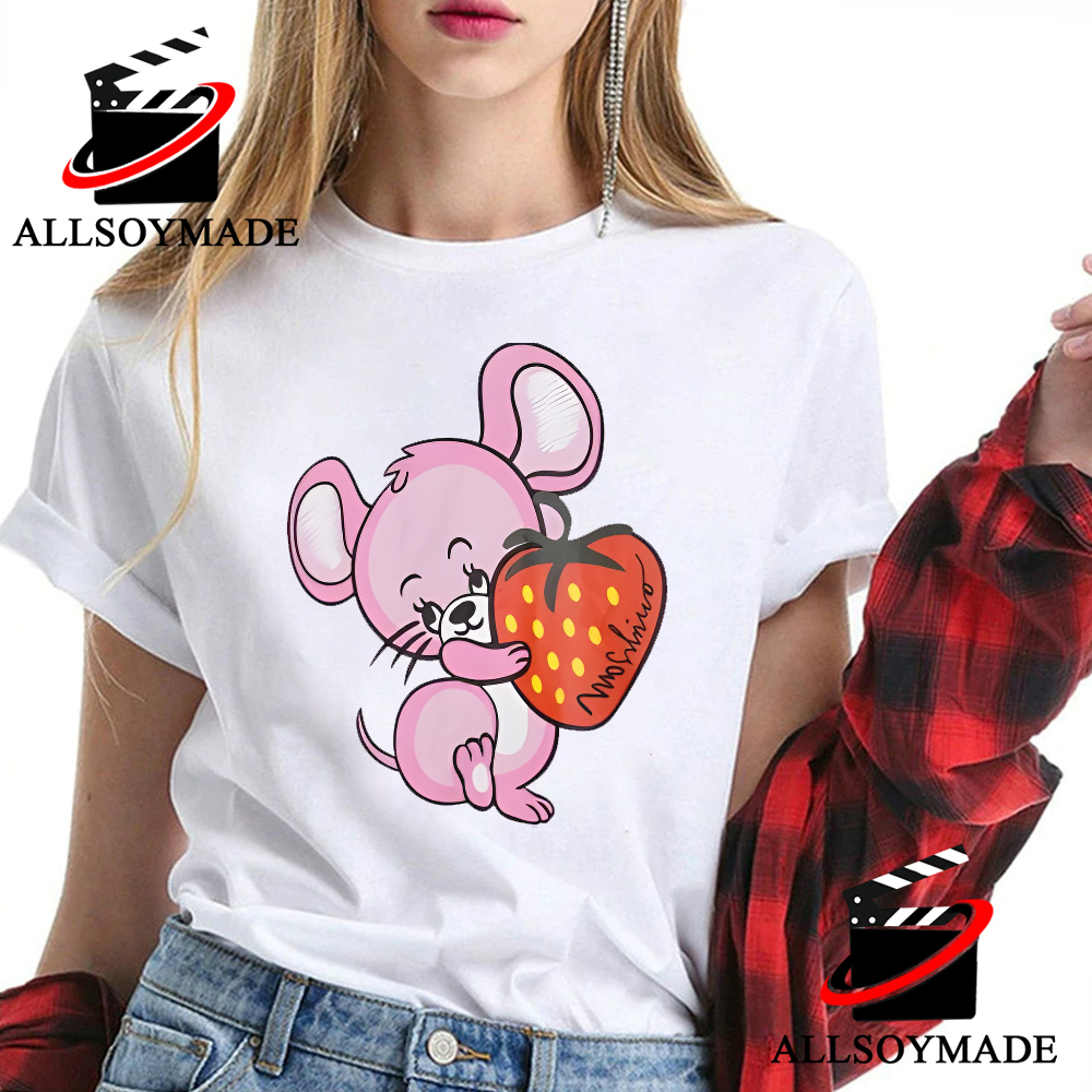 Funny Mouse Moschino T Shirt Sale, Moschino T Shirt Womens