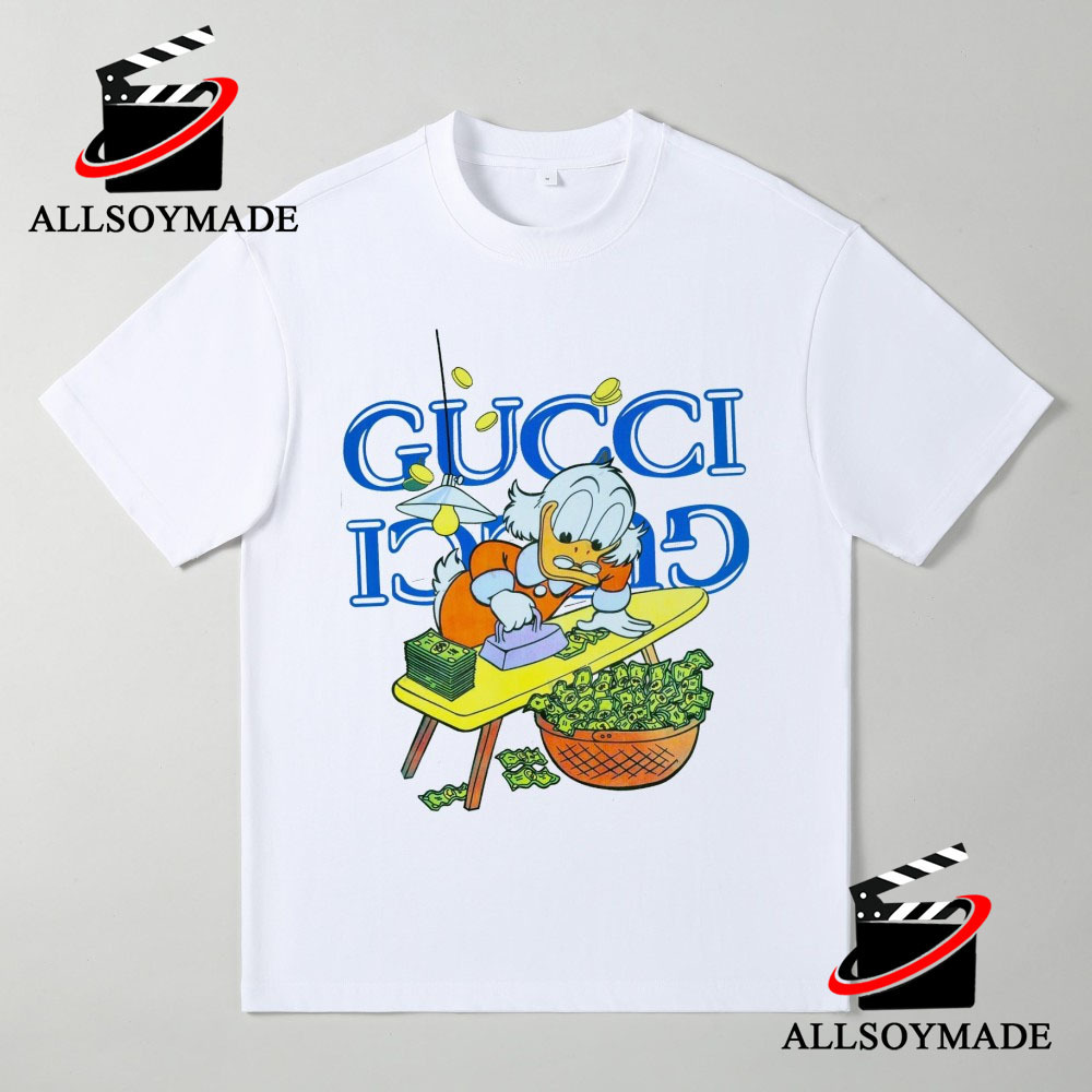 Gucci, Tops, Black Disney Donald Duck Gucci Shirt