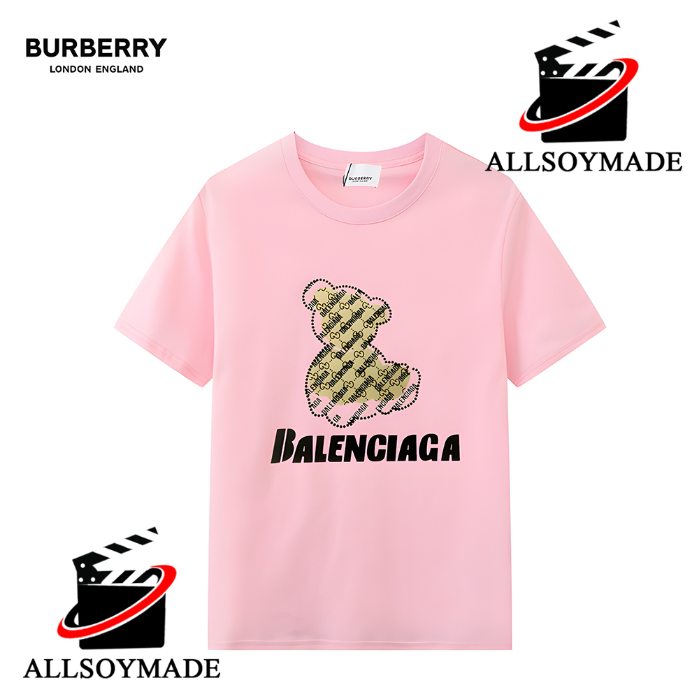 Cheap Balenciaga Burberry Bear Shirt, White Burberry T - Allsoymade