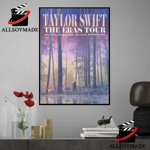 Taylor Swift The Eras Tour Seattle Washington July 22nd and 23rd 2023 Fan  Gifts Home Decor Poster Canvas - Honateez