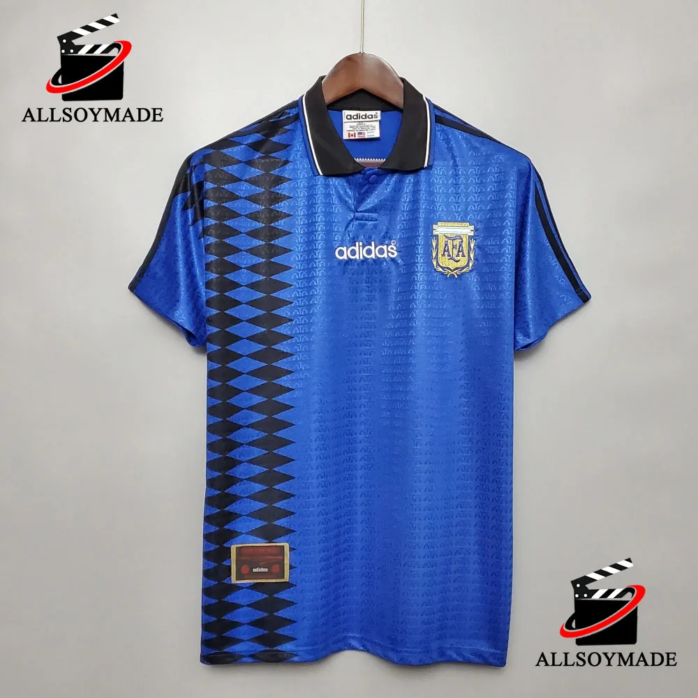 Cheap Argentina 1994 Away Soccer Jersey Shirt, Leo Messi Wore