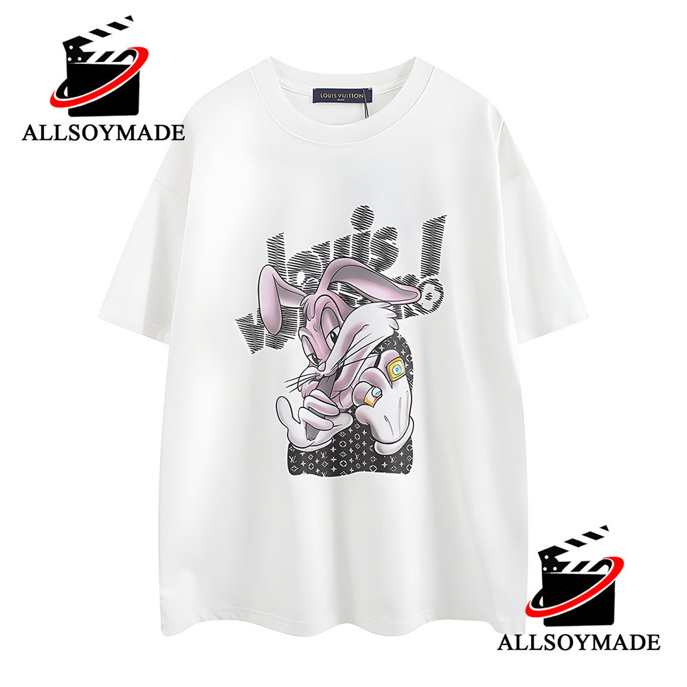 Cool Bugs Bunny Gangster Louis Vuitton T Shirt Mens, Louis Vuitton