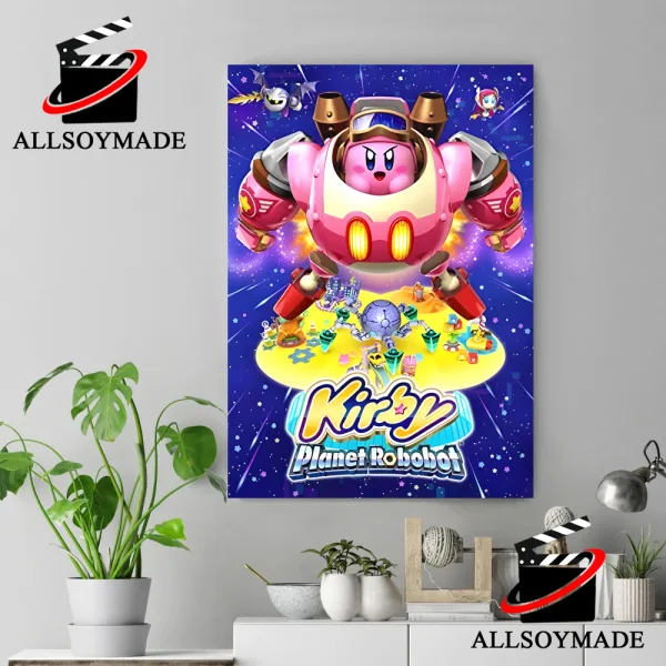 Cheap Kirby Planet Robobot Poster, Nintendo Kirby Poster 1