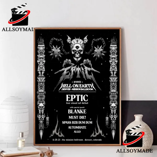 New Hell On Earth Tour At Mission Ballroom Eptic Poster