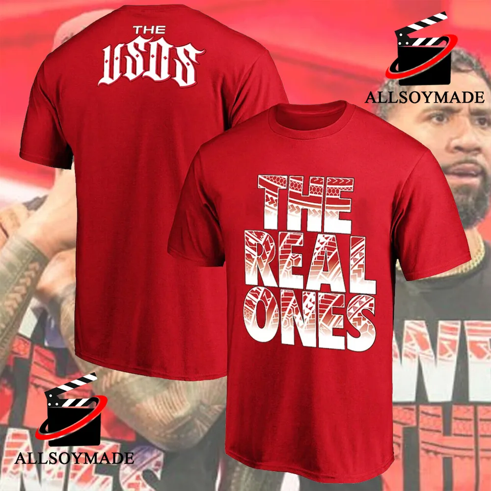 HOT SALE!!! 2023 Roman Reigns The Only One, The Usos The Real Ones T-Shirt  S-5XL