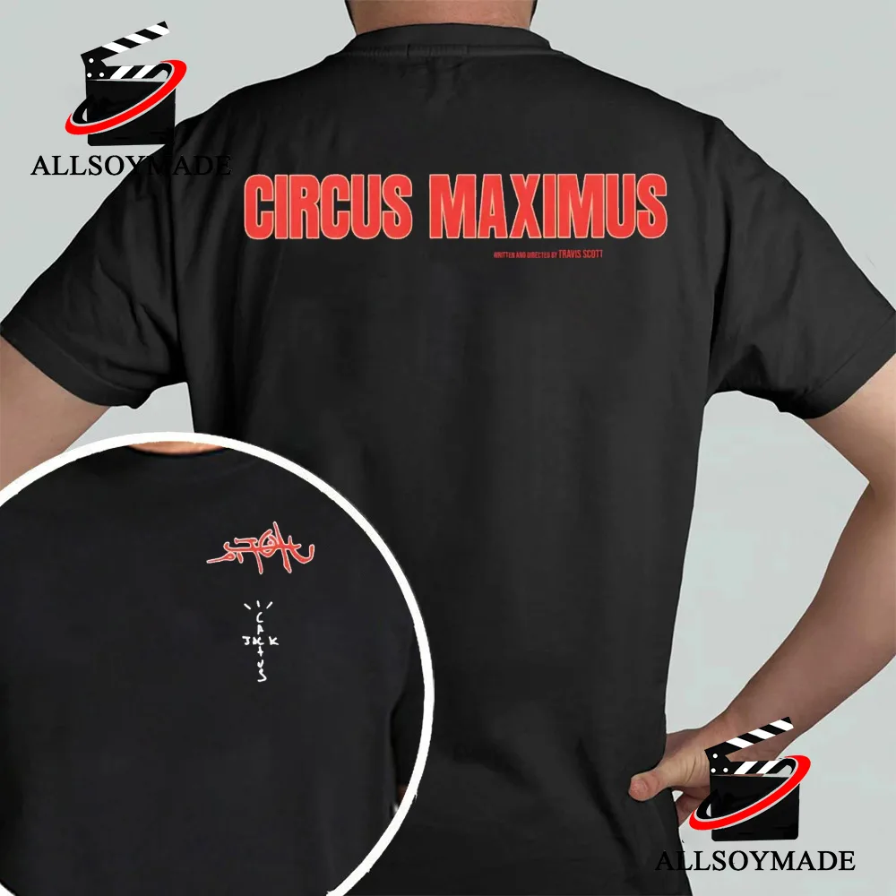 Travis Scott Utopia Circus Maximus T-Shirt - Rockatee