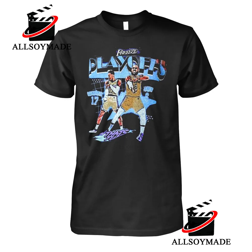 Cheap Dennis Schroder Freeze Playoff T Shirt, Los Angeles Lakers T