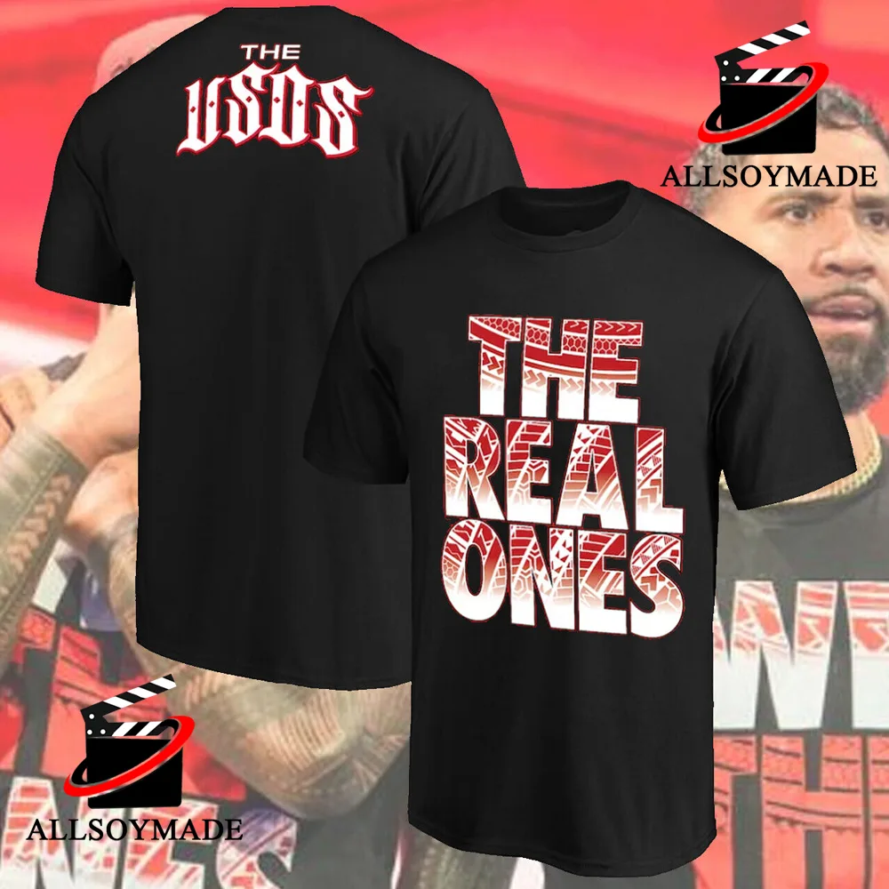 HOT SALE!!! 2023 Roman Reigns The Only One, The Usos The Real Ones T-Shirt  S-5XL