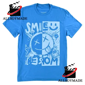 Cheap July Members Only Smile More Turquoise T Shirt 1